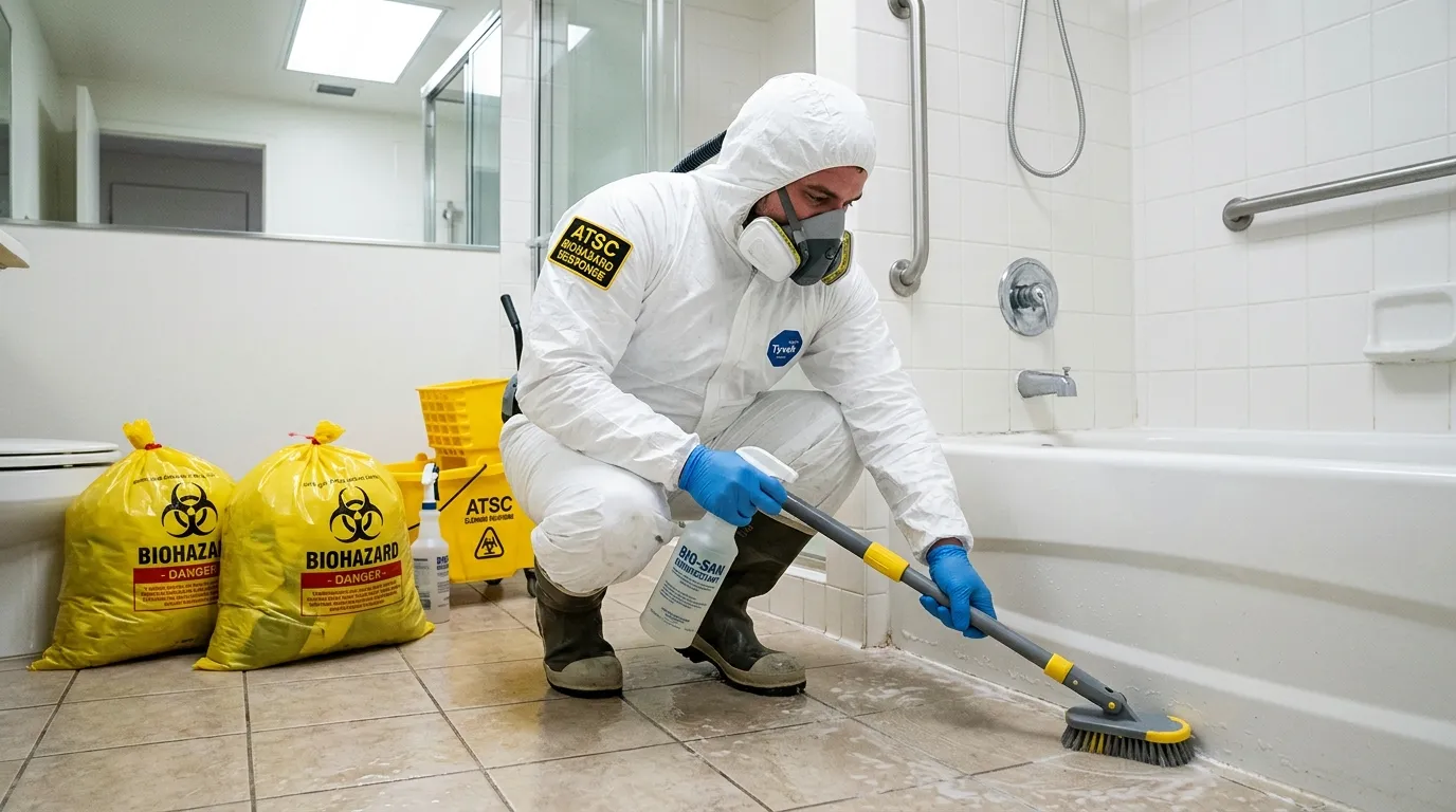 Decontamination equipment deployed for Blood Cleanup in Glastonbury